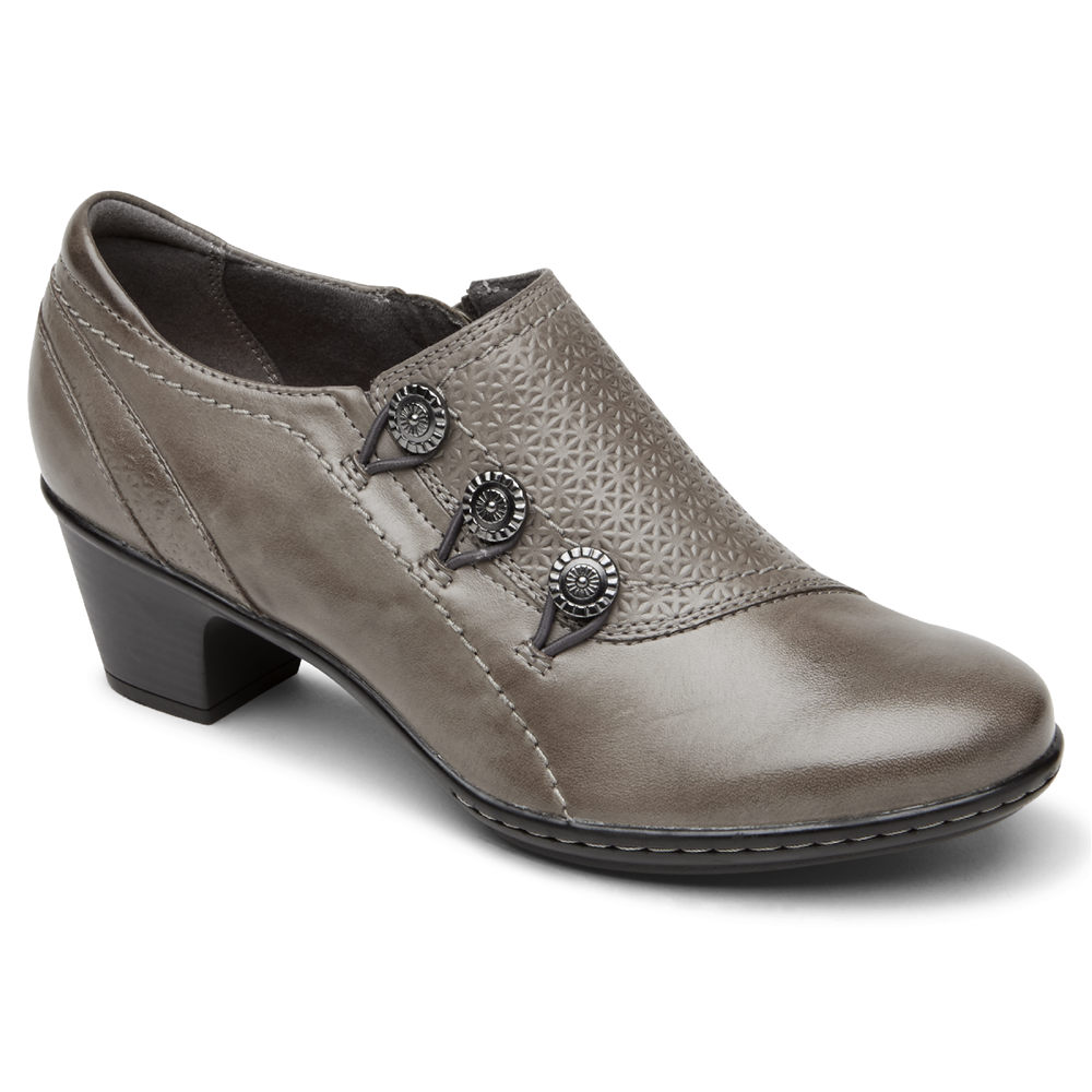 Rockport Wedges For Womens Grey - Cobb Hill Kailyn High Vamp - KT7853694